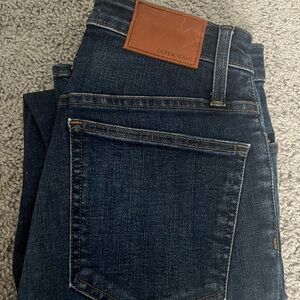 EUC J.Crew Ladies hi rise skinny jeans size 28